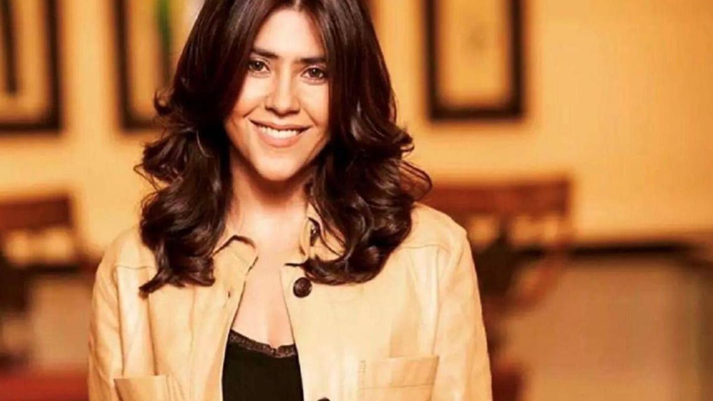 Ekta Kapoor entered the 'Bigg Boss' house for the weekend Ekta Kapoor entered the 'Bigg Boss' house for the weekend