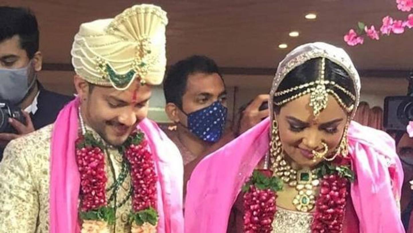 What did the couple wear for the big day? What did the couple wear for the big day?