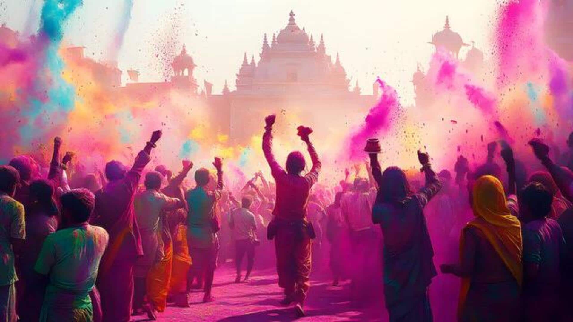 5 lesser-known places to celebrate Holi in India
