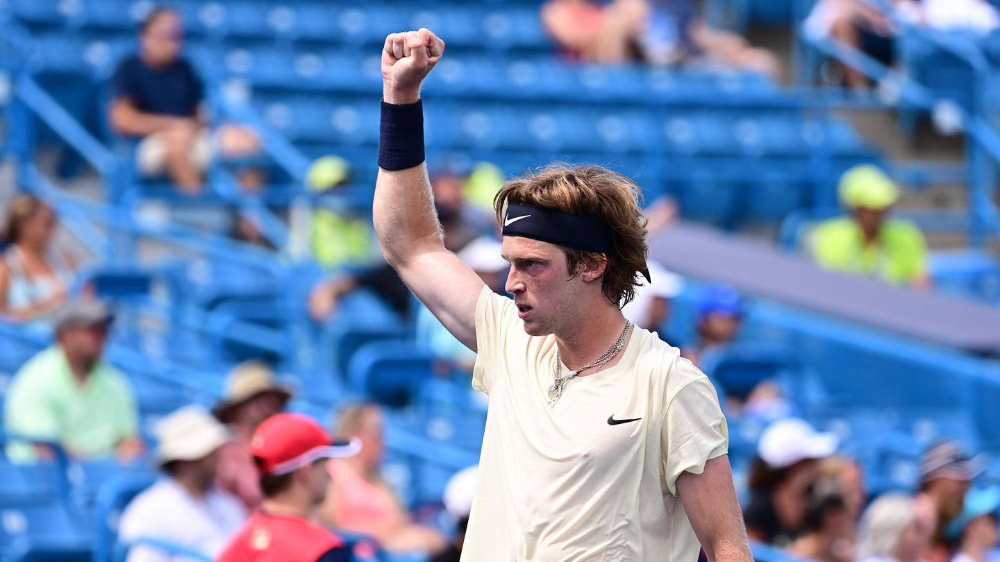 Medvedev to face compatriot Andrey Rublev Medvedev to face compatriot Andrey Rublev