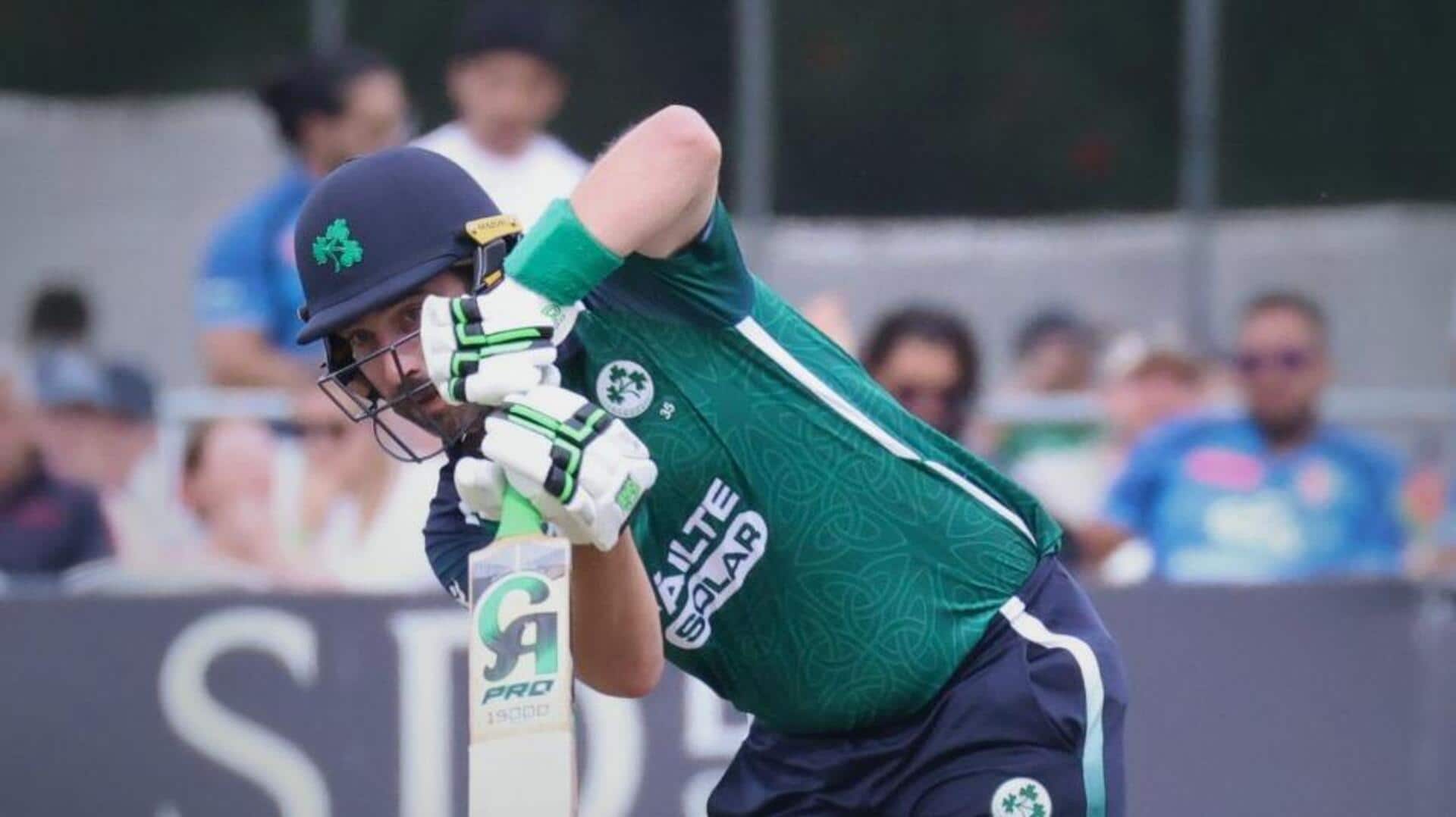 Andrew Balbirnie becomes third Ireland batter with 10 ODI tons