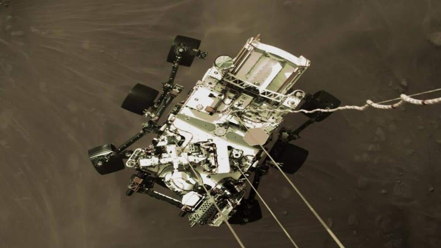 This photo of Mars rover's descent has NASA awestruck