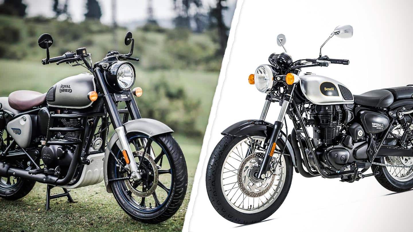 Benelli Imperiale 400 V S Royal Enfield Classic 350 A Comparison Newsbytes