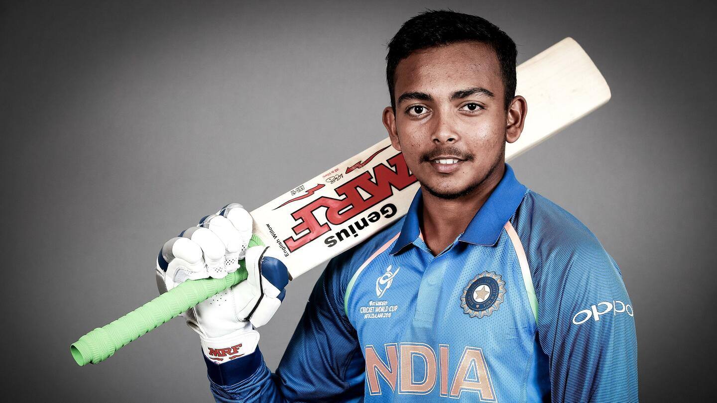 Prithvi Shaw returns for New Zealand T20Is: Decoding his stats
