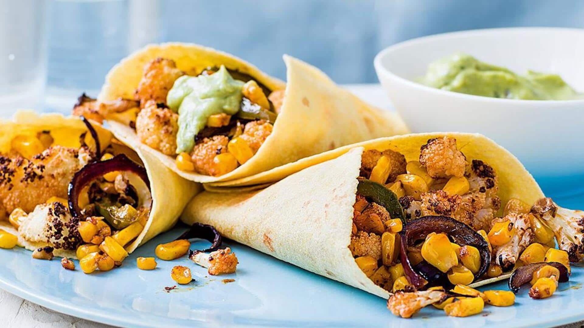 Try these corn chaat wraps for a refreshing breakfast