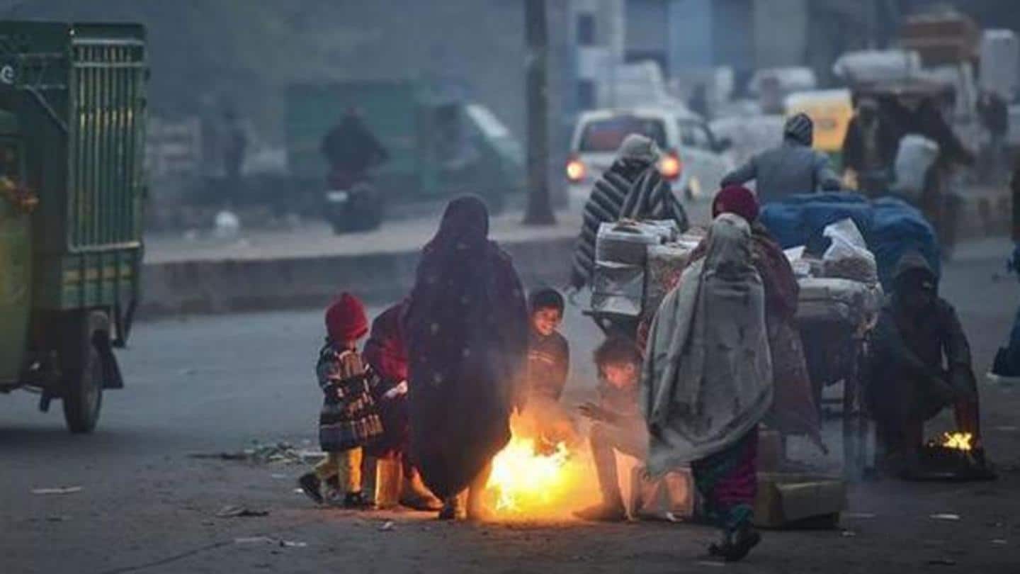 Cold wave grips Delhi, mercury dips to 3.2 degree Celsius