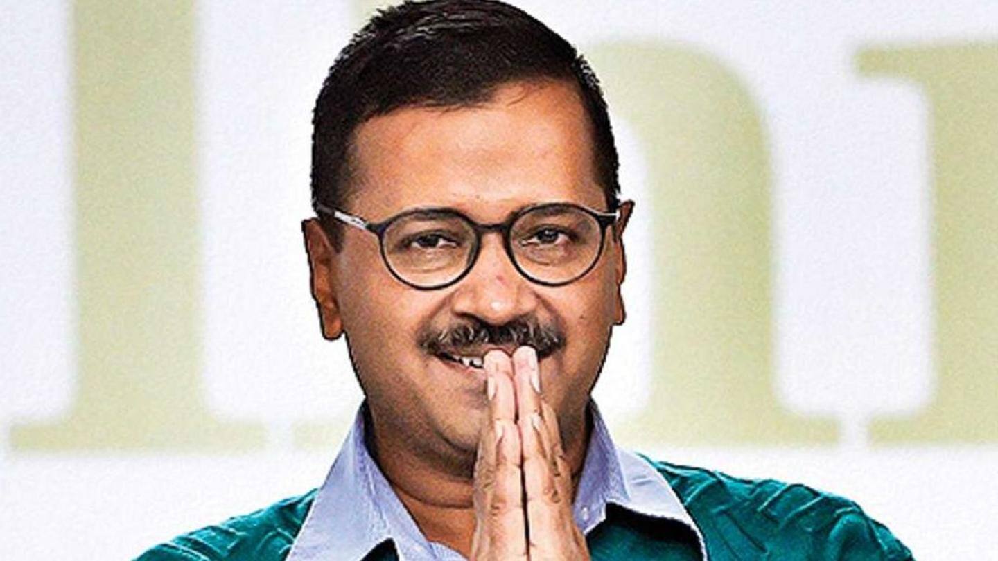 Kejriwal thanked Centre, parties and religious institutions for their support Kejriwal thanked Centre, parties and religious institutions for their support