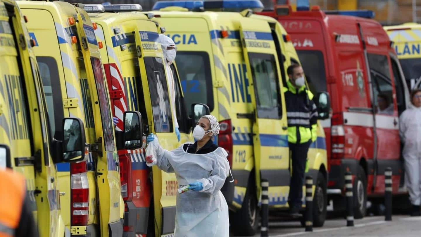 Ambulances queue at hospitals as virus surge slams Portugal