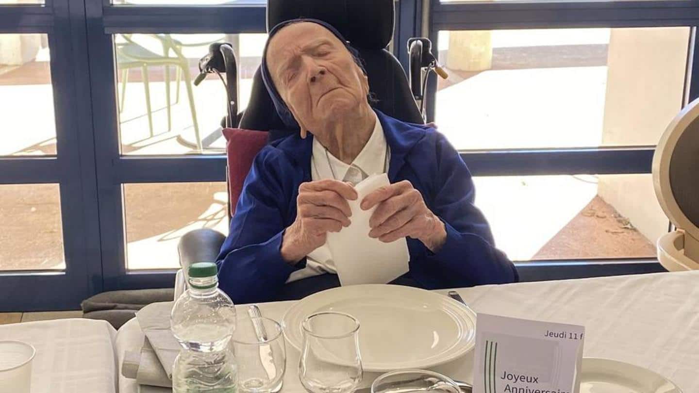 COVID-19 defying nun toasts 117th birthday with wine and prayer