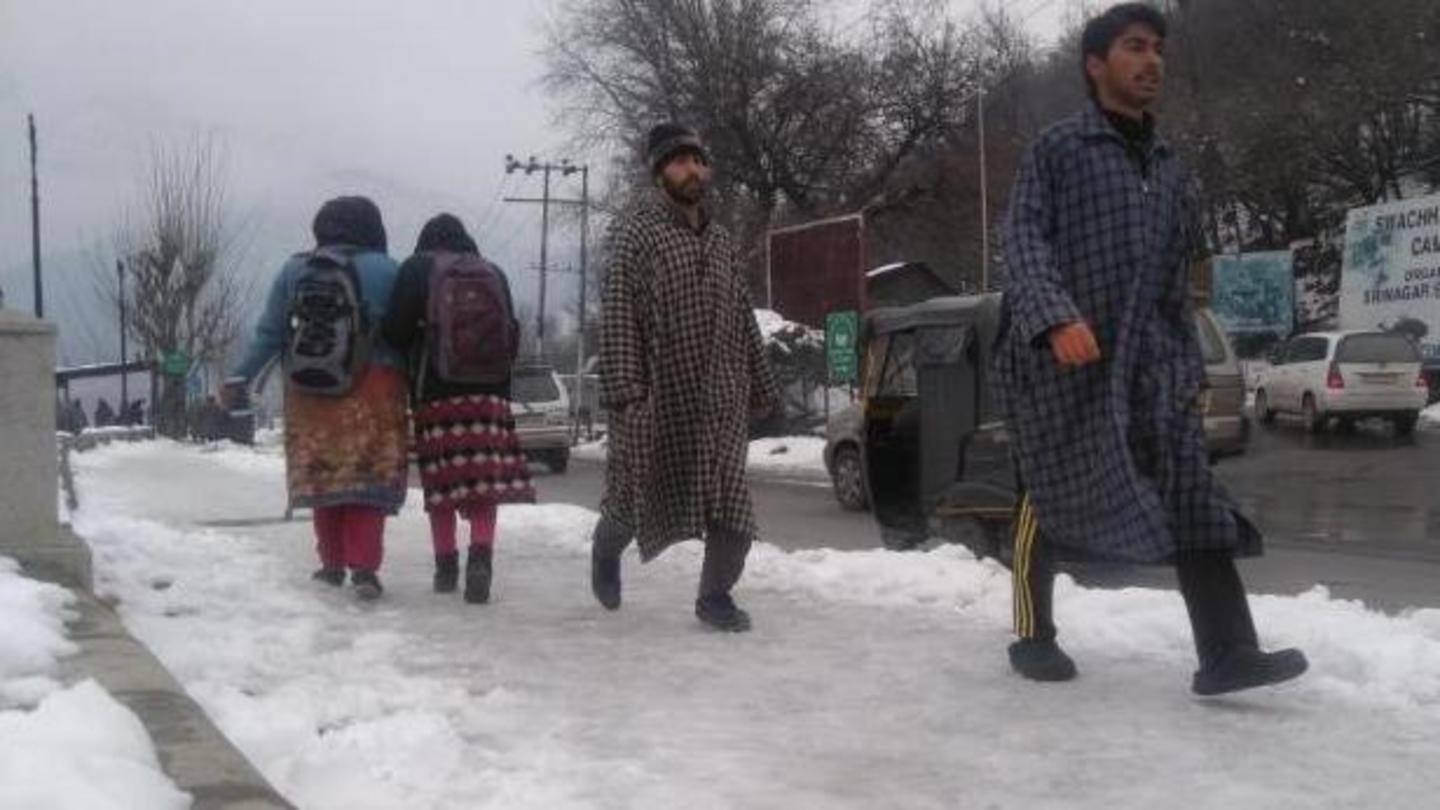 Minimum temperatures rise marginally across Kashmir