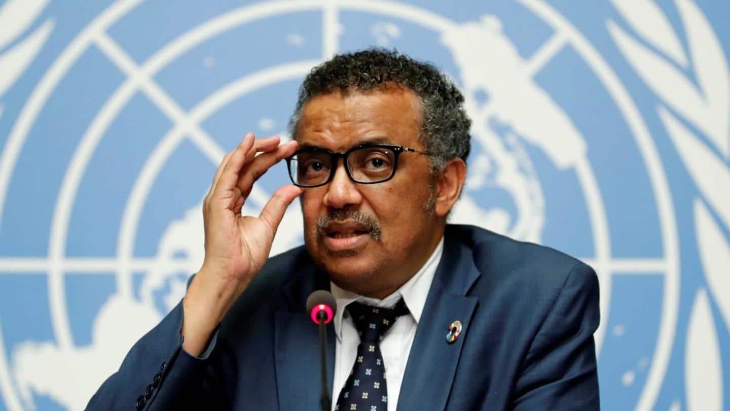 WHO Chief warns of complacency as global virus cases drop