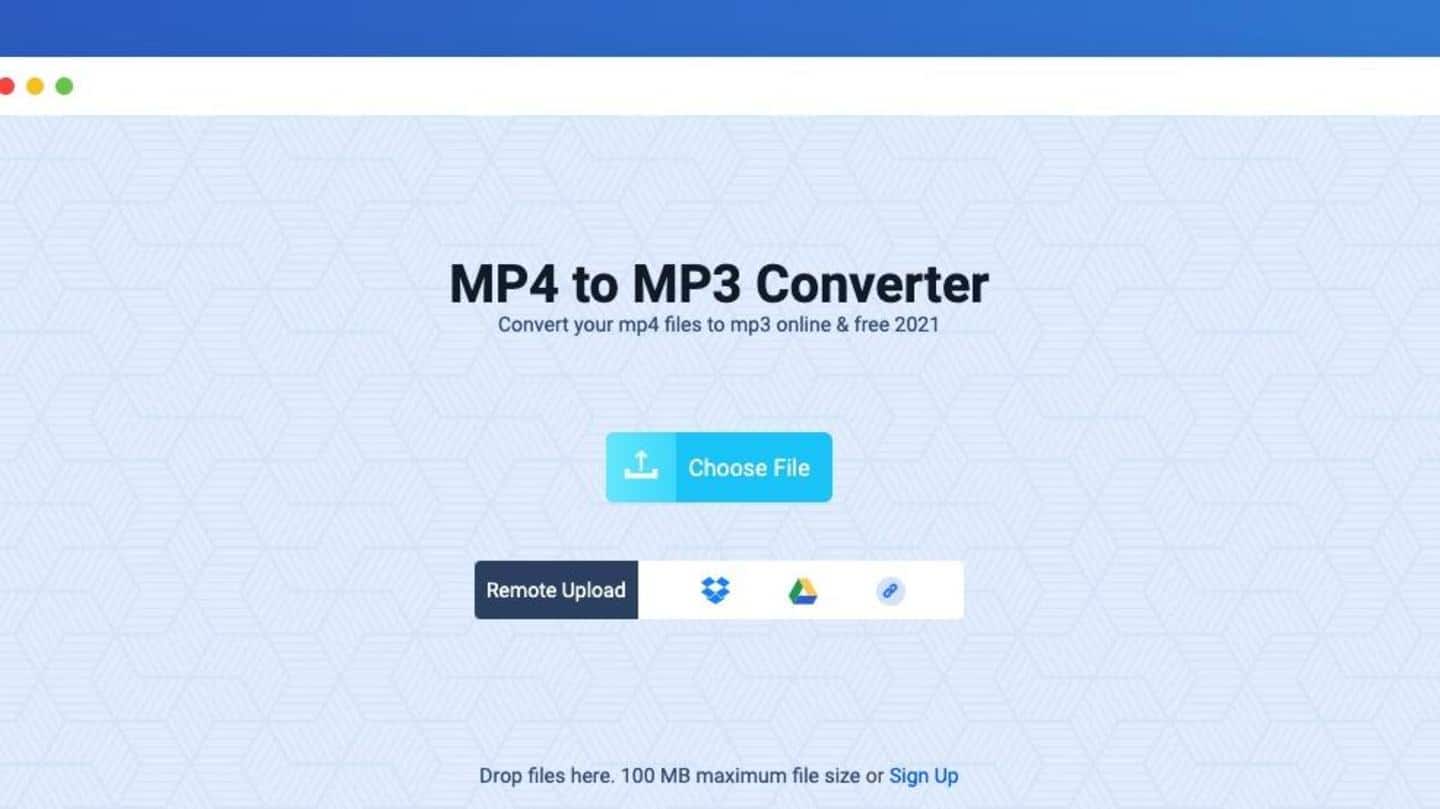 How to convert MP4 to MP3 online for free