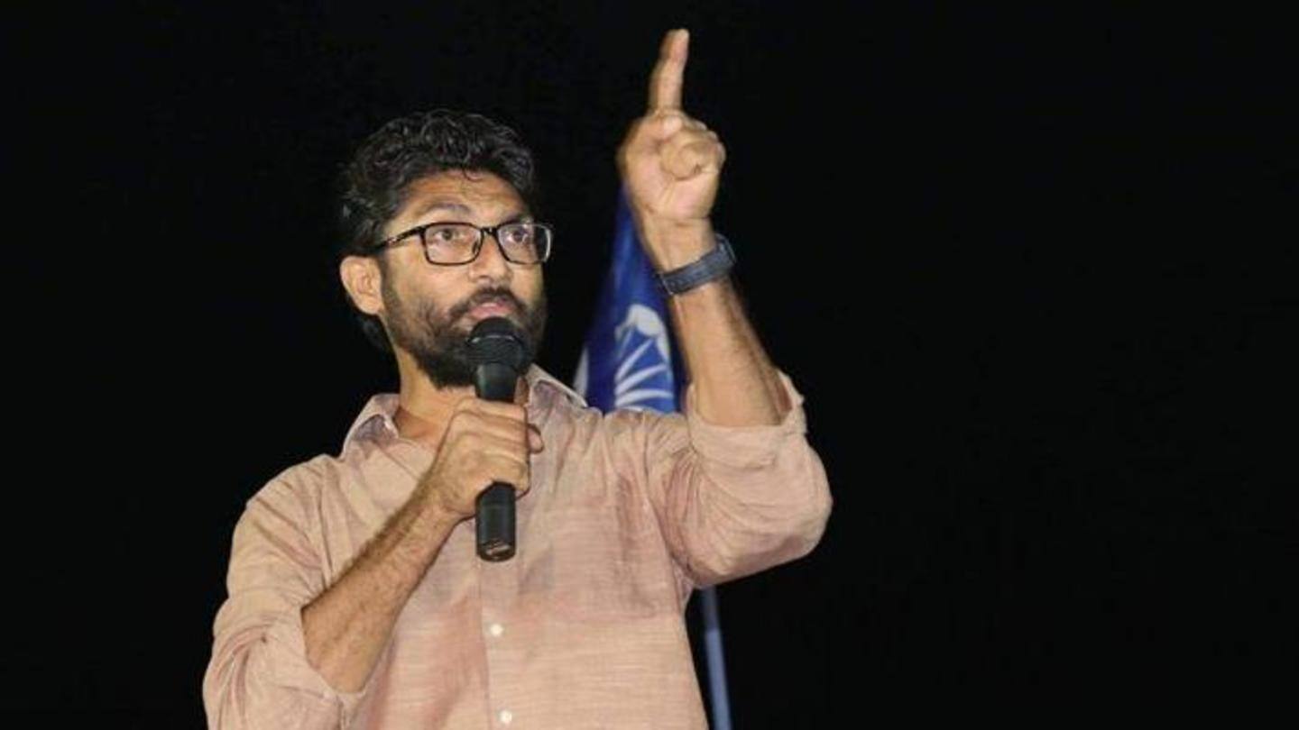 Mevani is an independent MLA from Gujarat's Vadgam Mevani is an independent MLA from Gujarat's Vadgam