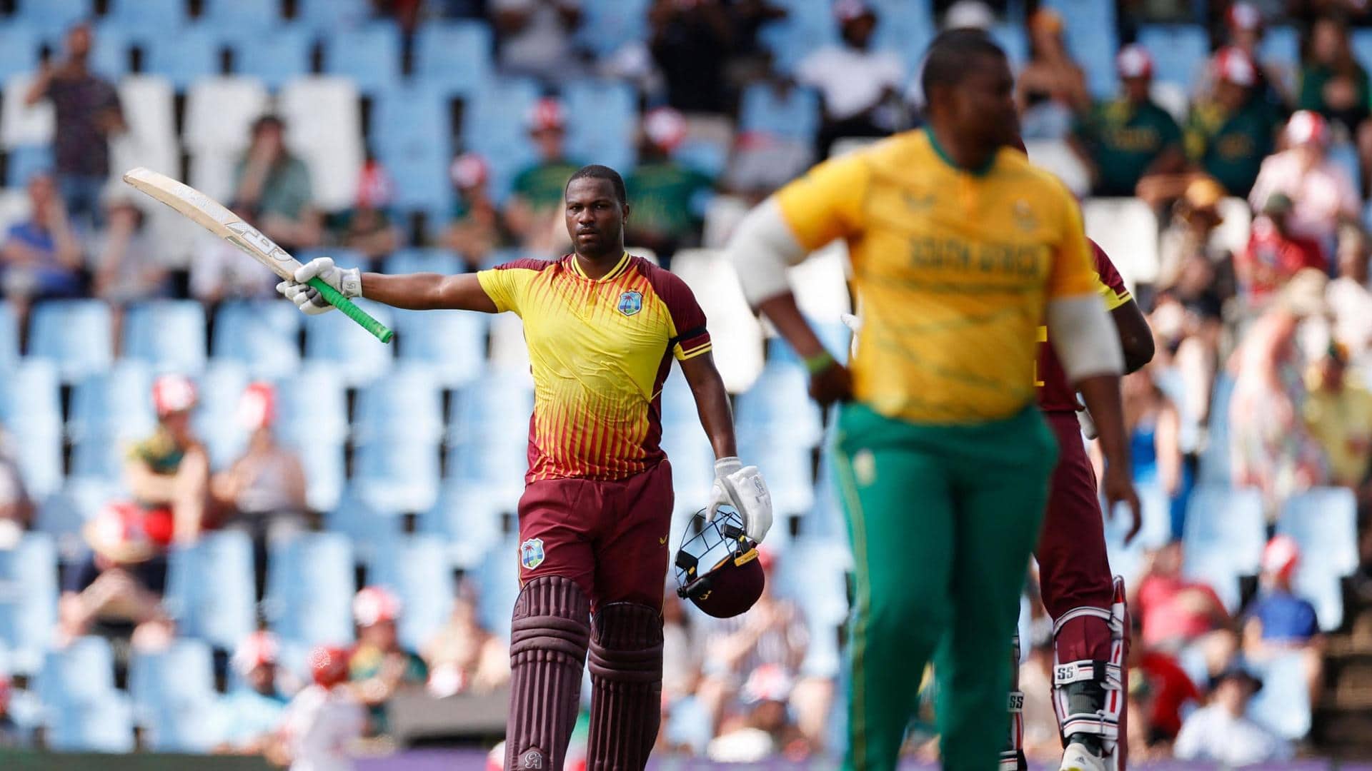 West Indies' Johnson Charles smashes record-breaking T20I century: Key stats