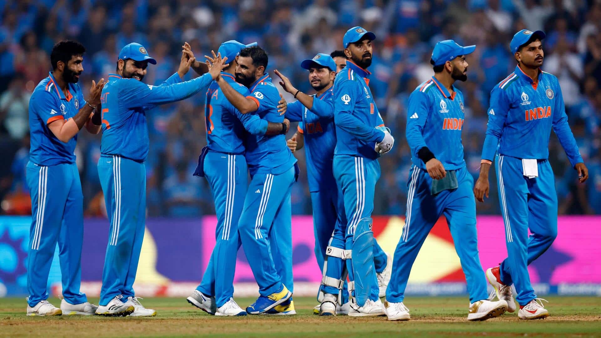 India beat NZ to reach their fourth World Cup final