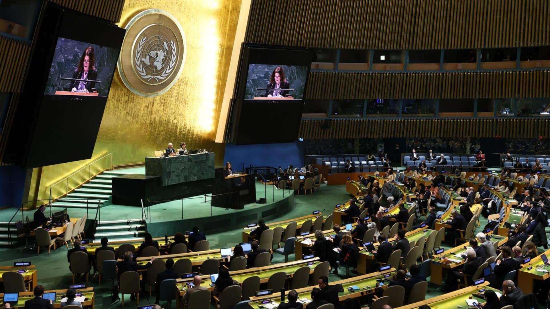 US votes against UN resolution condemning Russia's war against Ukraine  