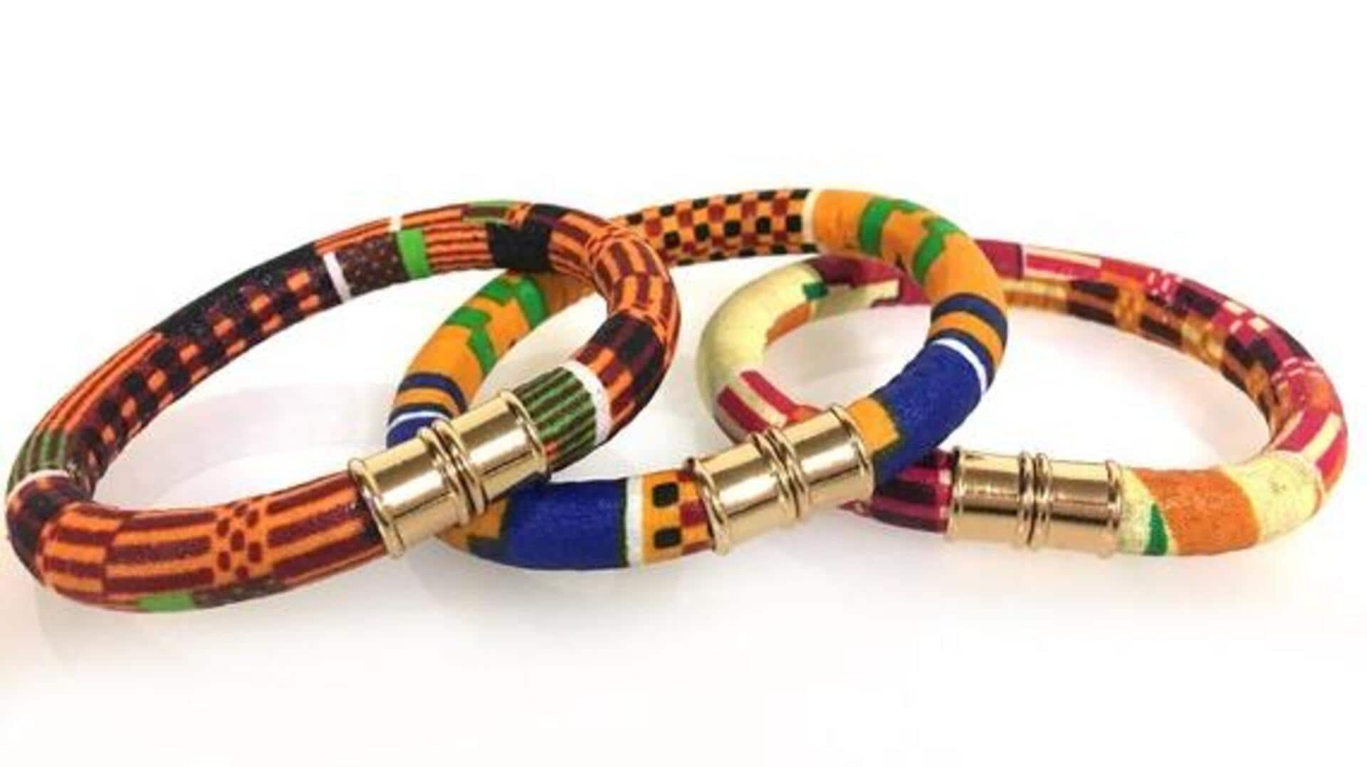 DIY: How to craft Kente-style bracelets