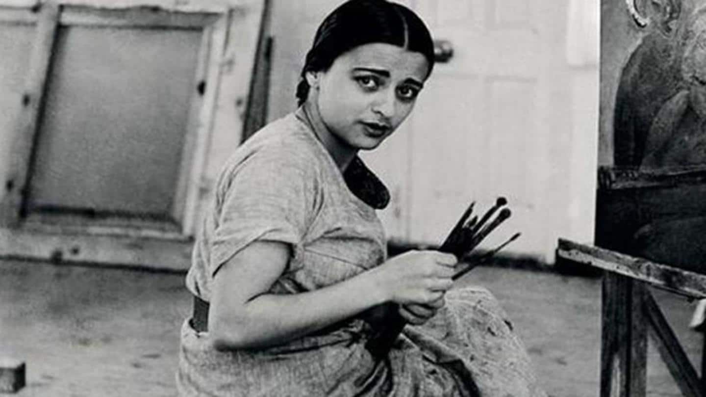 Amrita Sher-Gil's rare portrait auctioned for over Rs. 10 crore