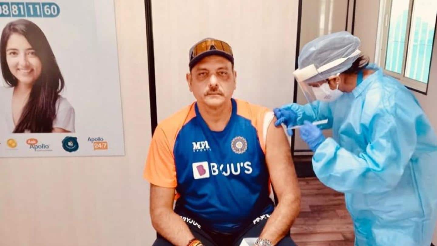 Ravi Shastri receives first dose of COVID-19 vaccine in Ahmedabad