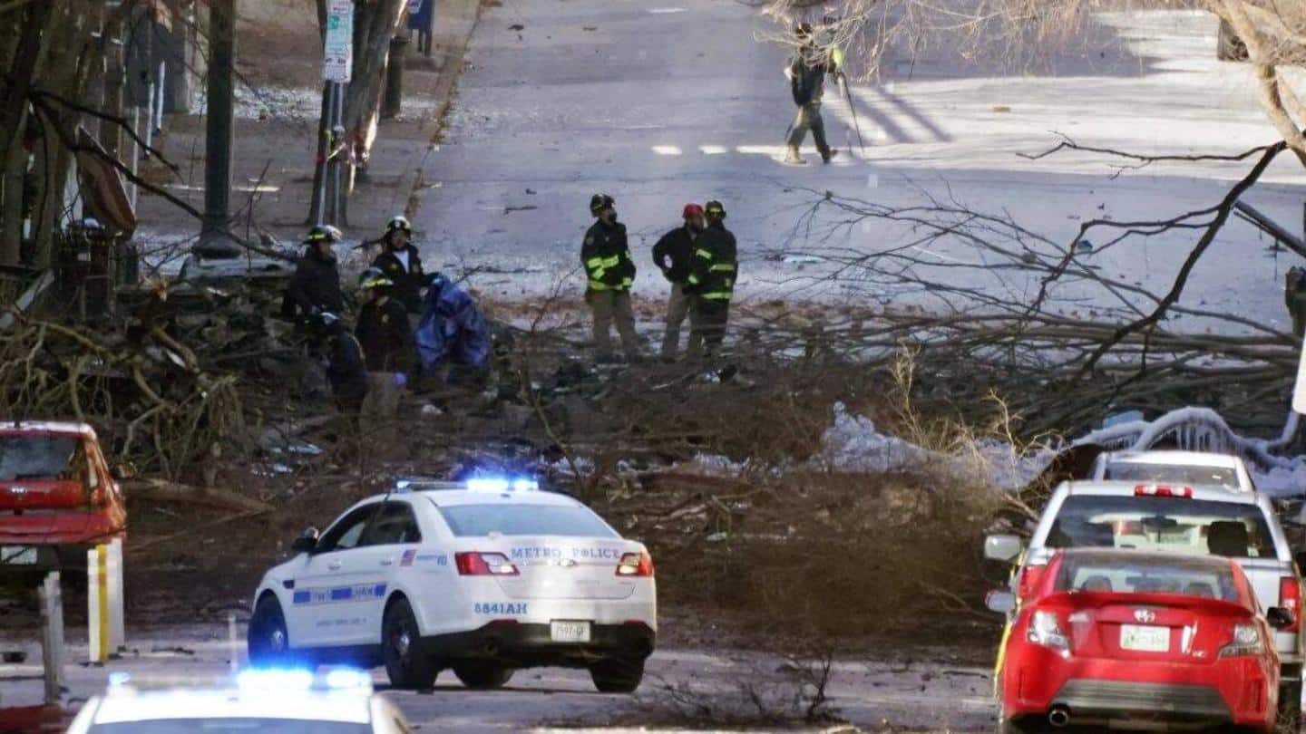 Suspect in Nashville explosion died in blast: US officials
