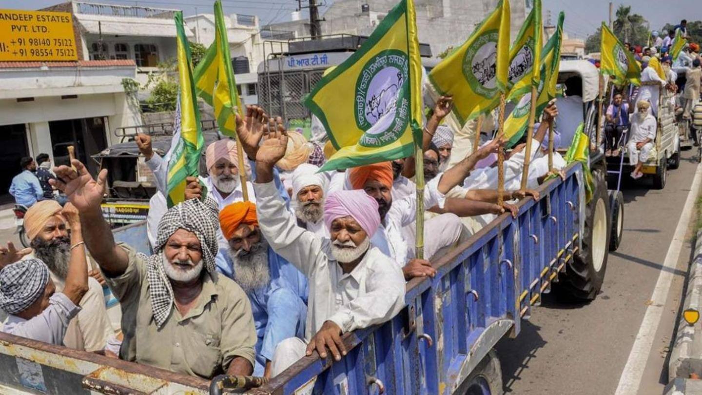 Farmers are demanding the Centre to repeal new farm laws Farmers are demanding the Centre to repeal new farm laws