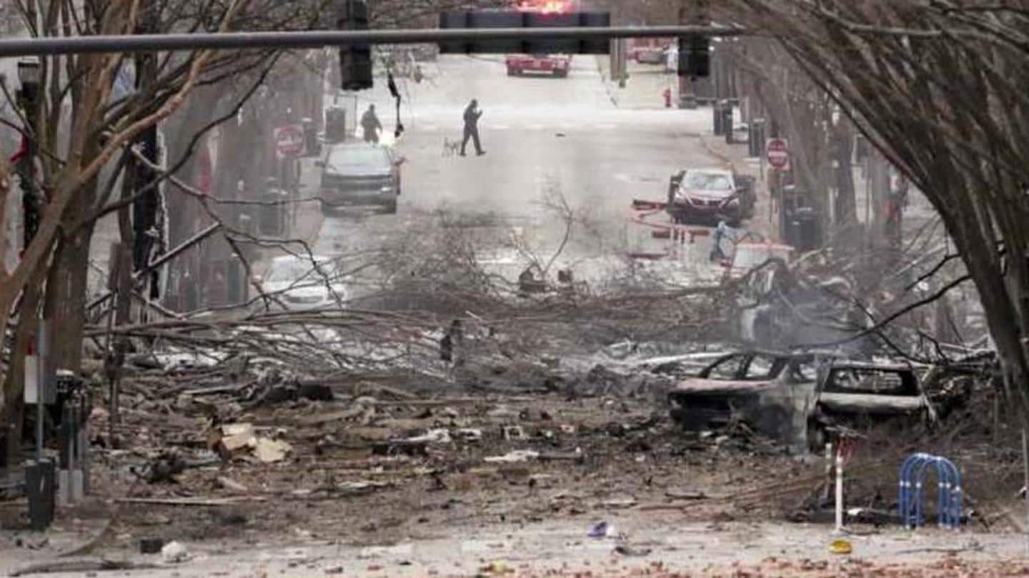 Downtown Nashville explosion knocks communications offline