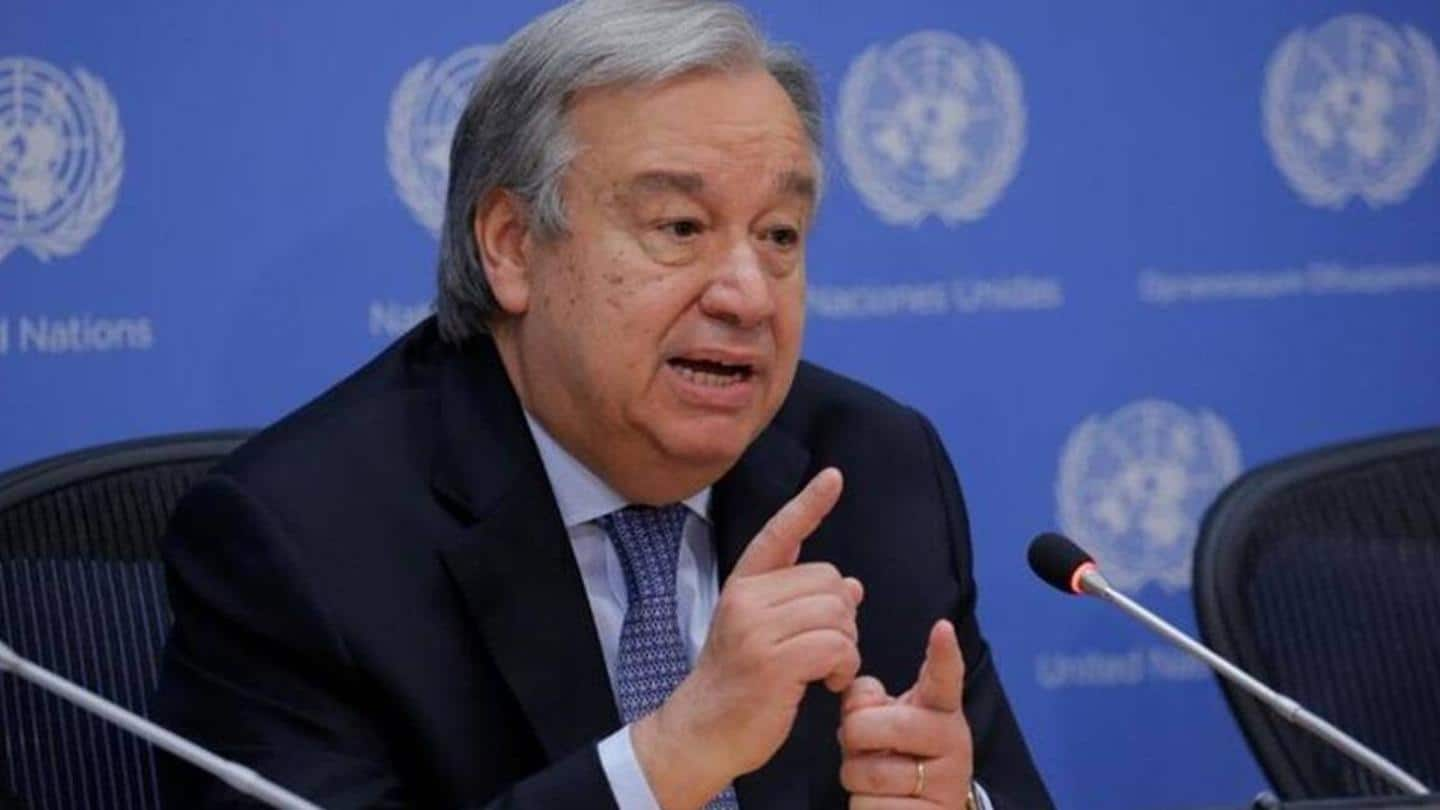 Antonio Guterres saddened by life loss in Serum Institute fire