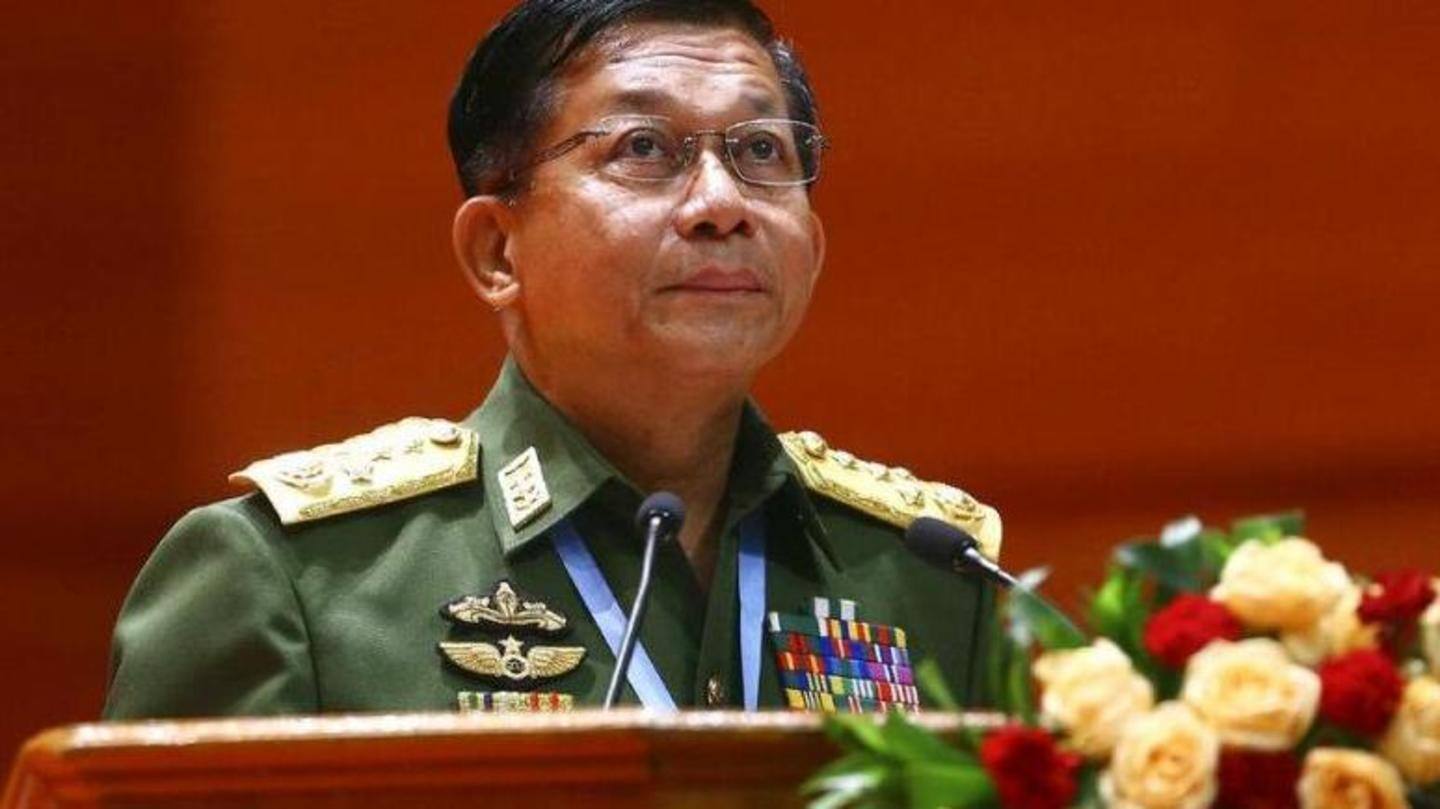Myanmar military promises election in a year