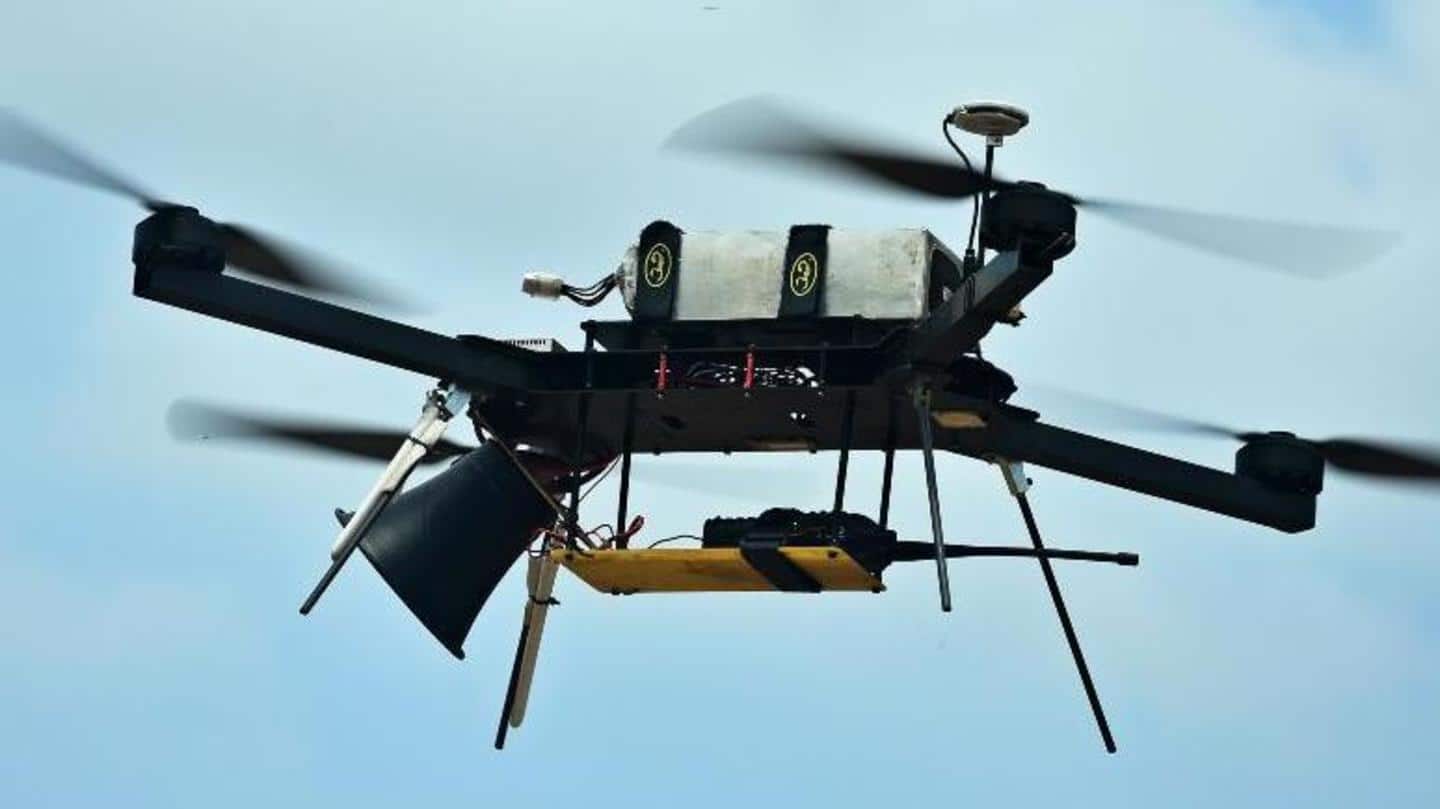 Drone operations feature for first time at Army Day parade