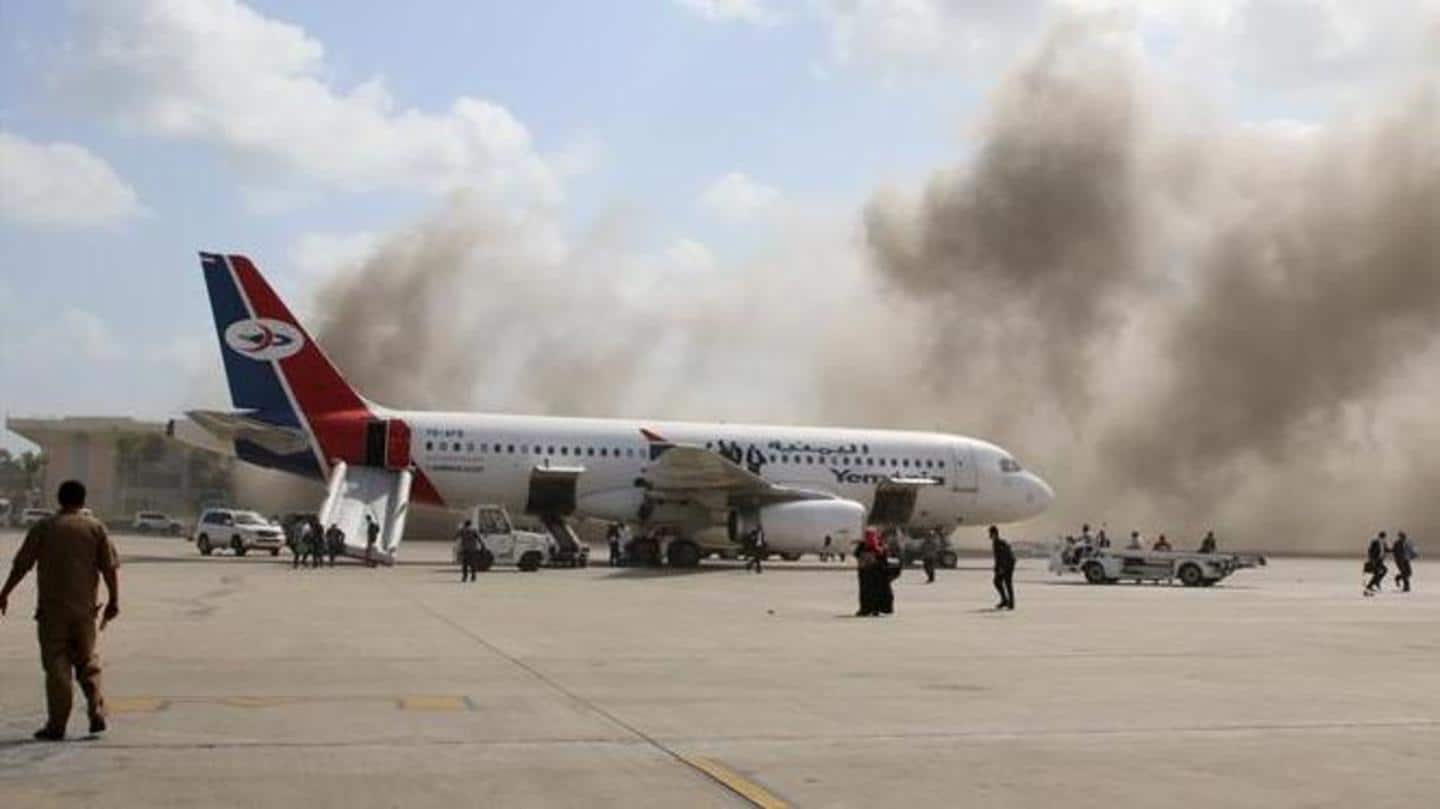 Blast at Aden airport kills 25, wounds 110: Yemeni officials