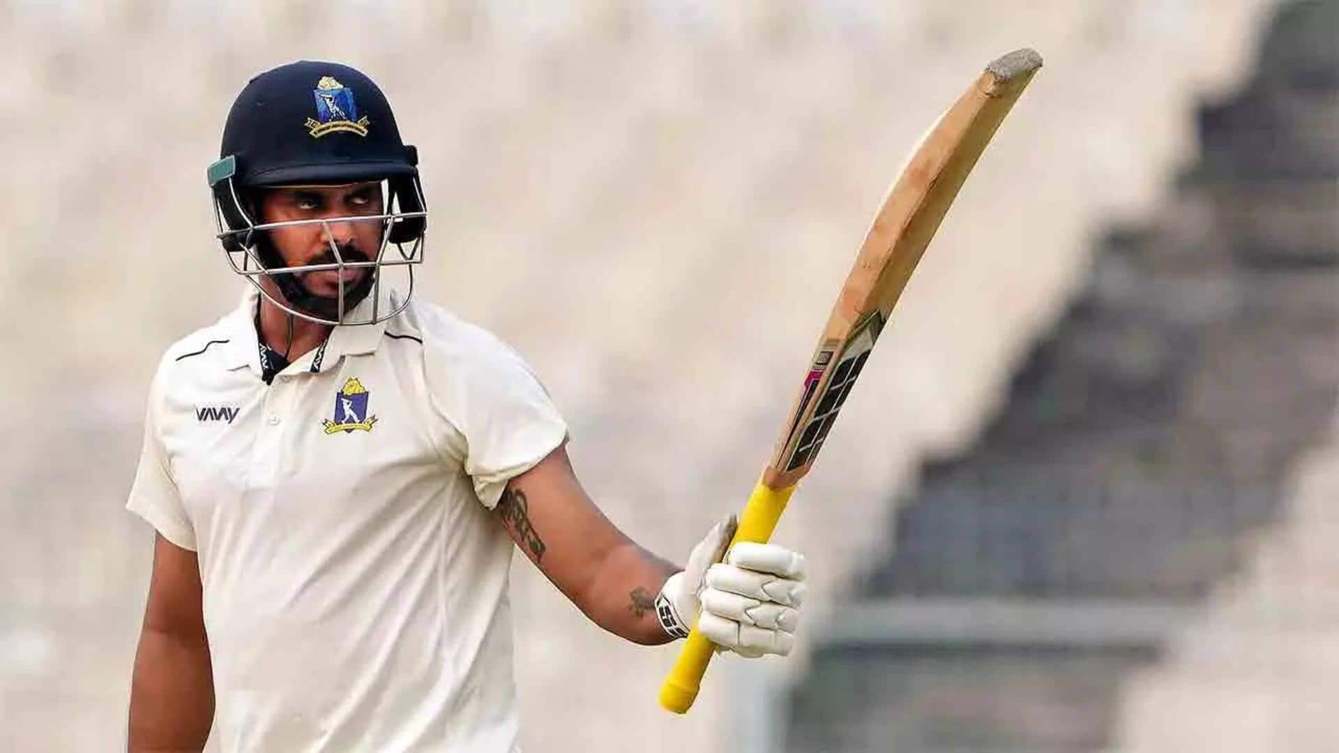 Manoj Tiwary accomplishes 10,000 First-Class runs with 30th century: Stats