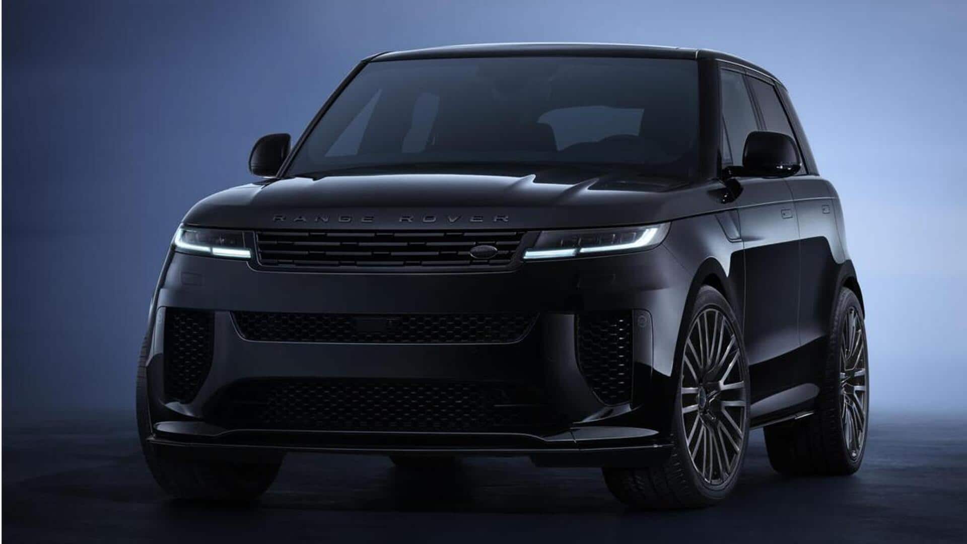 Range Rover Sport SV gets a 'Black Edition' treatment