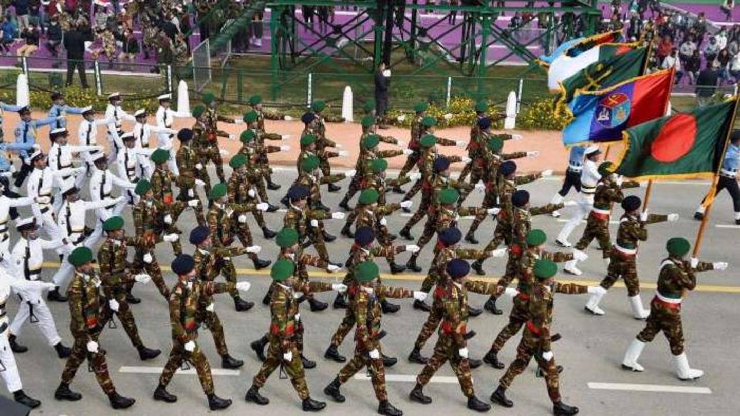 122 soldiers of Bangladesh Armed Forces participated in Republic Day 122 soldiers of Bangladesh Armed Forces participated in Republic Day