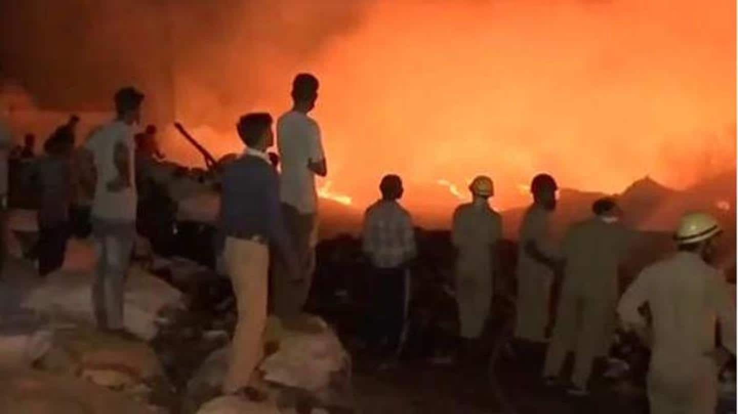 Fire breaks out at Tikri Kalan area; no casualty reported