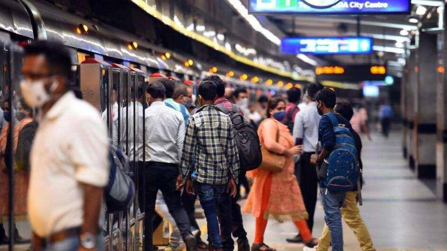 DMRC earlier closed several entry points to ensure social distancing DMRC earlier closed several entry points to ensure social distancing