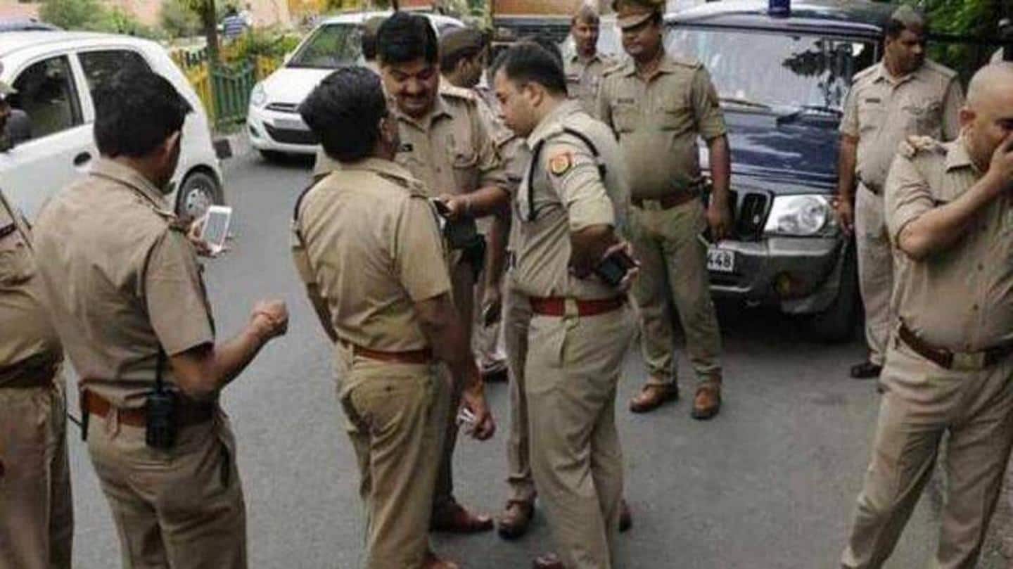 Multiple police teams were deployed to search the suspect Multiple police teams were deployed to search the suspect