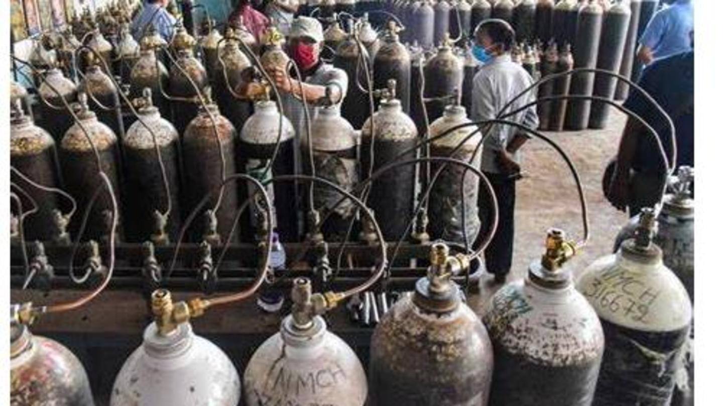 Delhi's quota for oxygen was increased on Wednesday Delhi's quota for oxygen was increased on Wednesday