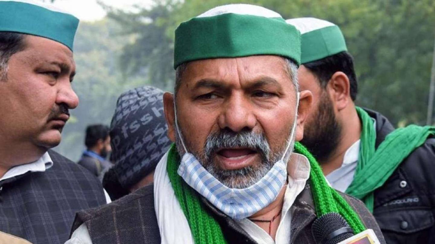 Farmers' agitation will be long drawn: Tikait Farmers' agitation will be long drawn: Tikait