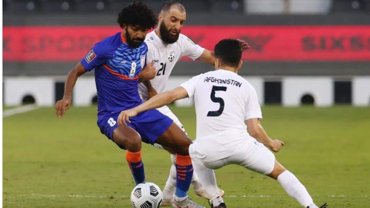India draw against Afghanistan, qualify for Asian Cup third round