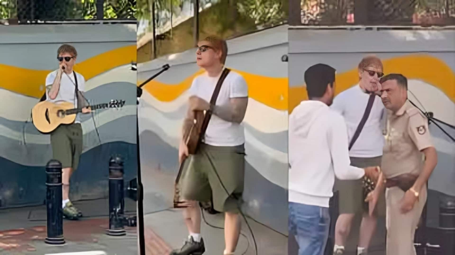 Bengaluru police halt Ed Sheeran's surprise street performance