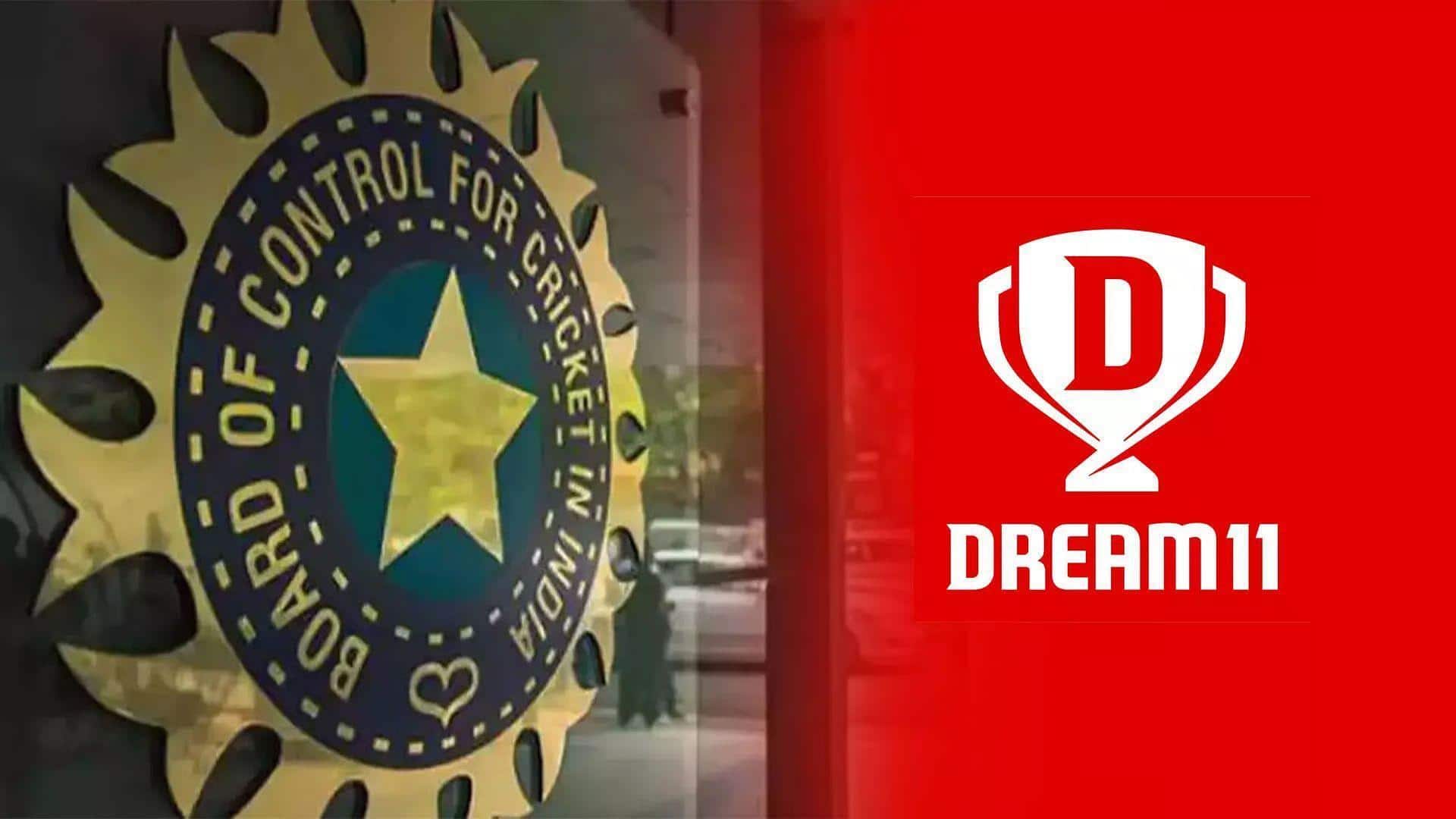 BCCI seeks ₹452cr from front-of-jersey sponsorship rights after Dream11's exit BCCI seeks ₹452cr from front-of-jersey sponsorship rights after Dream11's exit