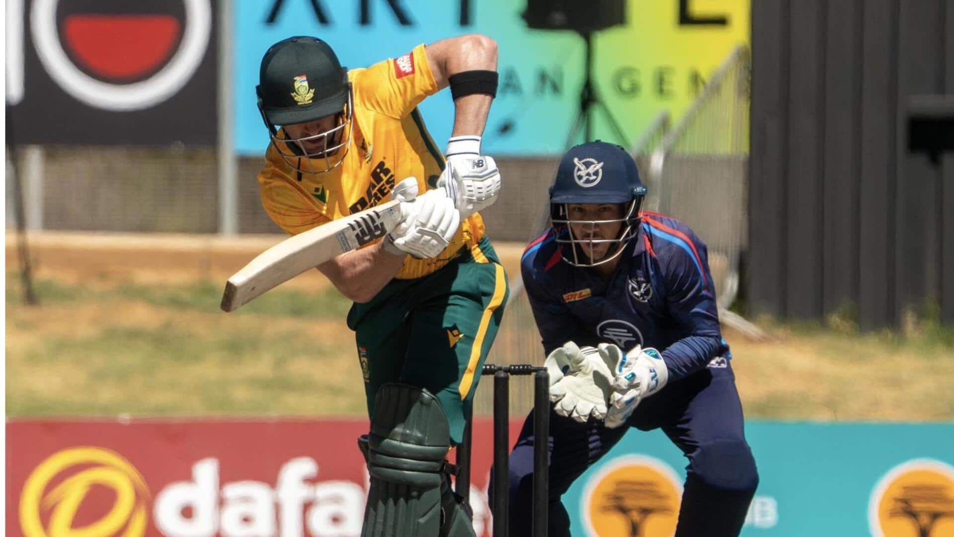 T20I Tri-Series, SA's Connor Esterhuizen hammers 88 versus Namibia: Stats