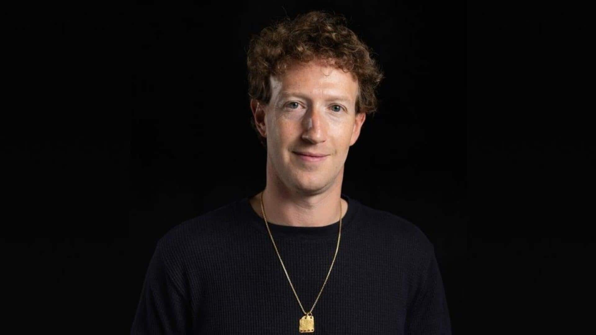 'For my daughters': Mark Zuckerberg reveals story behind gold chain