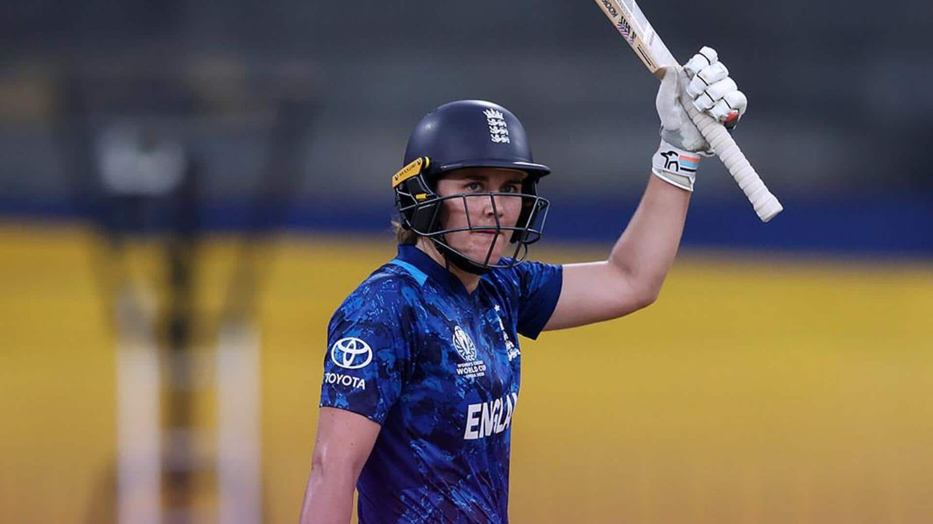 Nat Sciver-Brunt hammers her 5th Women's ODI WC century: Stats Nat Sciver-Brunt hammers her 5th Women's ODI WC century: Stats
