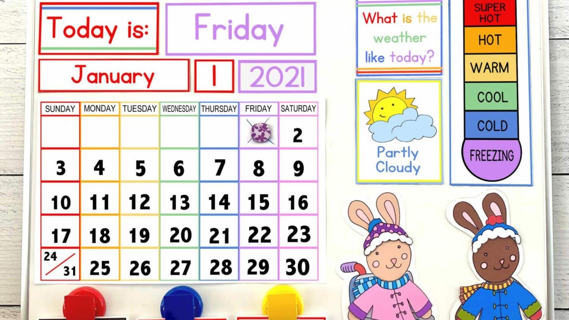 Want to gift calendar made by your kid? Read this 
