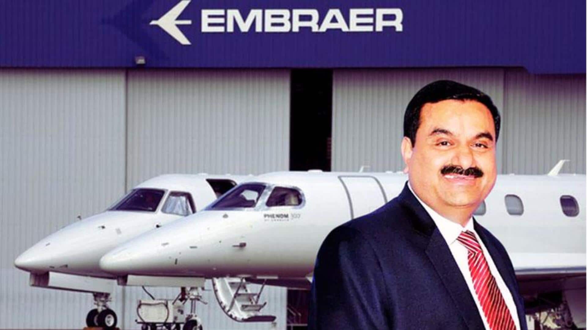 Adani-Embraer tie-up to assemble commercial aircraft in India
