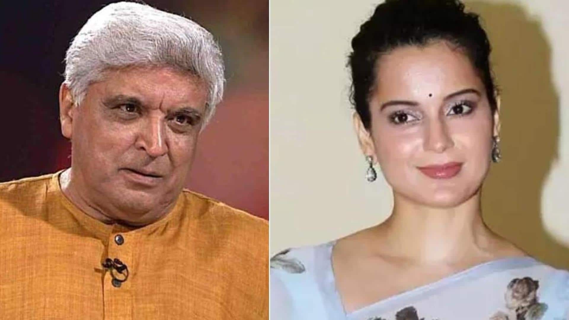 'Don't consider her important': Javed Akhtar on Kangana supporting him