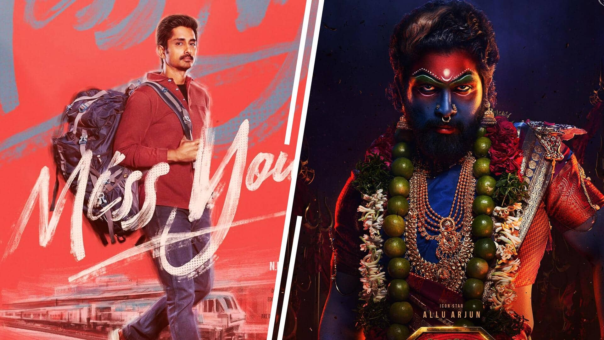 Siddharth is unfazed by 'Miss You' clashing with 'Pushpa 2'