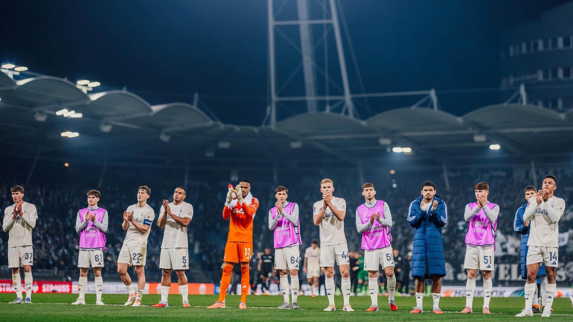 Nottingham Forest held by Sturm Graz in Europa League: Stats