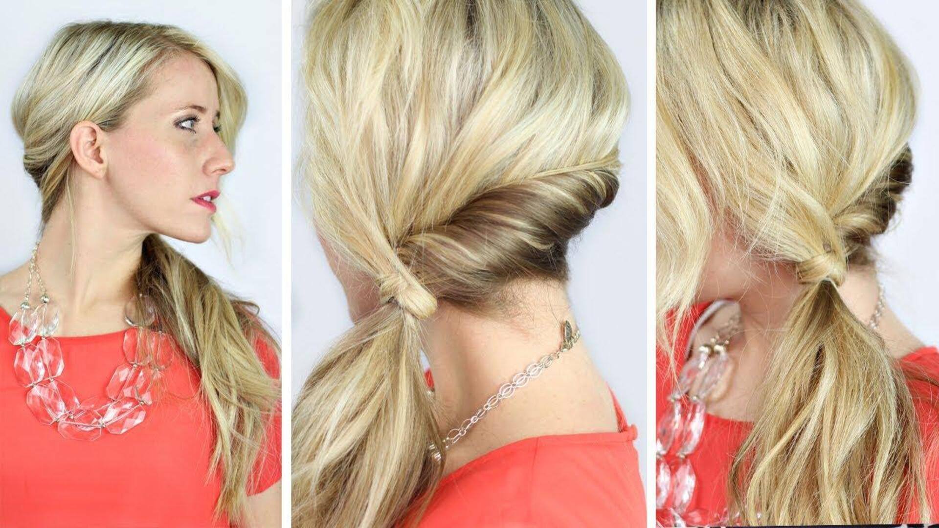 Ponytail rolls: 5 styles for layered, thick hair